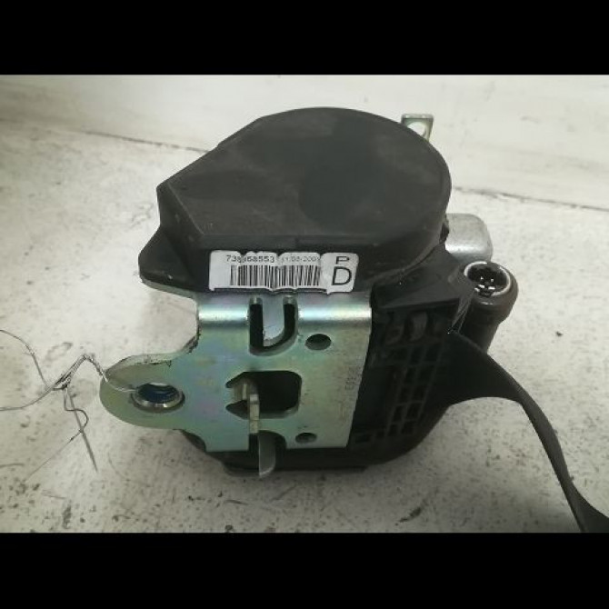 Ceinture avant droite occasion FIAT DOBLO I Phase 2 01-2006->12-2009 1.9 DT Multijet 105CH 735489118 3