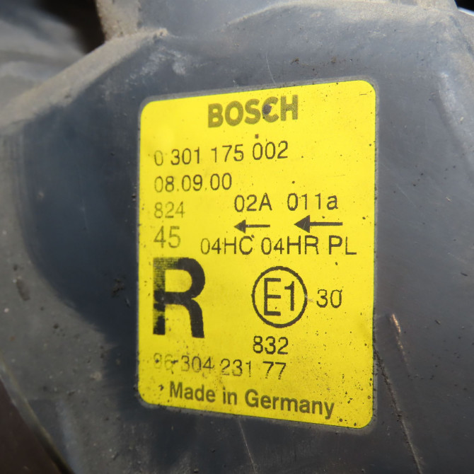 Phare droit occasion PEUGEOT 406 Phase 2 04-1999->04-2004 1.8i 16v 6205V2 5