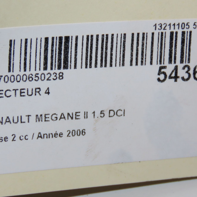 occasion RENAULT MEGANE II Phase 2 01-2006->06-2009 1.5 DCI 105ch 166009445R 5