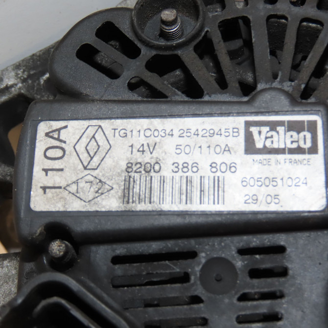 Alternateur occasion NISSAN MICRA III Phase 2 11-2005->11-2007 1.5 DCI 86ch 2310000QPKEX 6