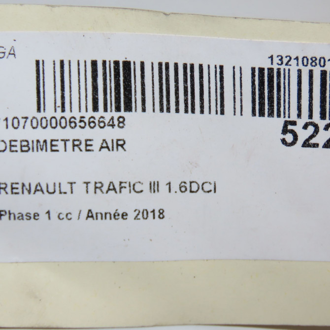 Debimetre air occasion  226807131R 5