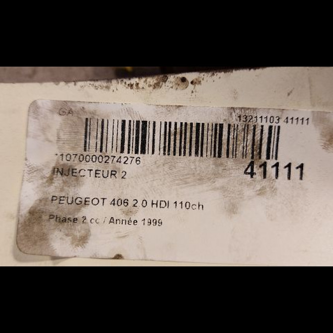 occasion PEUGEOT 406 Phase 2 04-1999->04-2004 2.0 HDI 110ch 198093 3