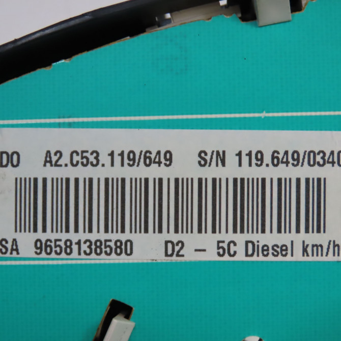 Compteur occasion PEUGEOT 407 Phase 1 04-2004->07-2008 1.6 HDI 16v 610395 4