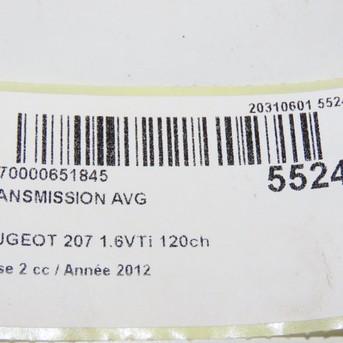 Transmission avant gauche occasion  3272LL 5