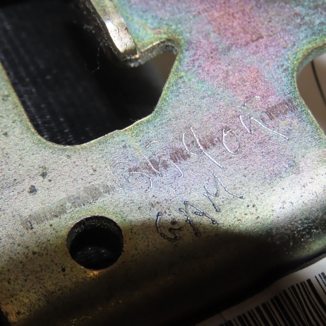 Ceinture avant gauche occasion PEUGEOT 407 phase 1 SW 07-2004->07-2008 2.0 HDI 136ch 8974HG 6