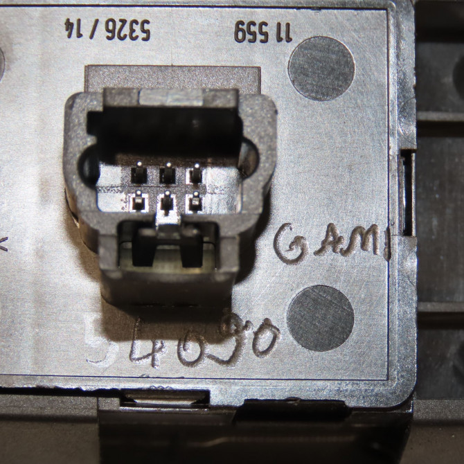 Commande lève-glace porte avant gauche occasion PEUGEOT 407 Phase 1 04-2004->07-2008 1.6 HDI 16v 6554ES 3