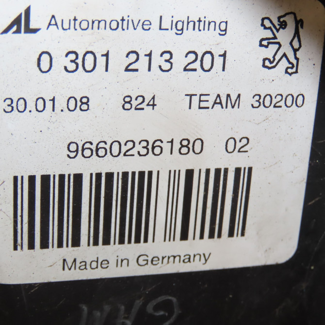 Phare gauche occasion PEUGEOT 407 Phase 1 04-2004->07-2008 1.6 HDI 16v 620890 4