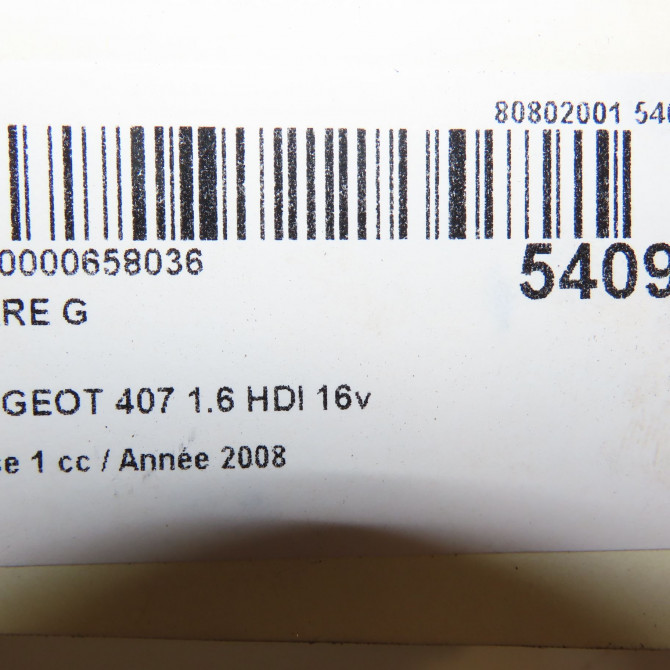 Phare gauche occasion PEUGEOT 407 Phase 1 04-2004->07-2008 1.6 HDI 16v 620890 6