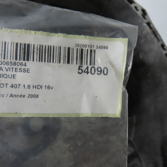 Boîte à vitesse mecanique occasion PEUGEOT 407 Phase 1 04-2004->07-2008 1.6 HDI 16v 2222JW 6