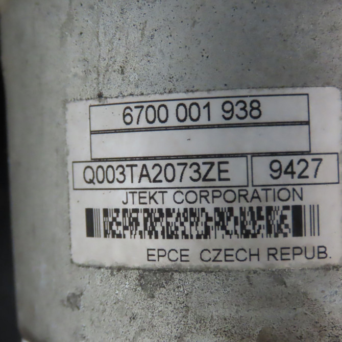 Cremaillere occasion PEUGEOT 207 Phase 1 04-2006->06-2013 1.4 HDI 70ch 4001Y0 5