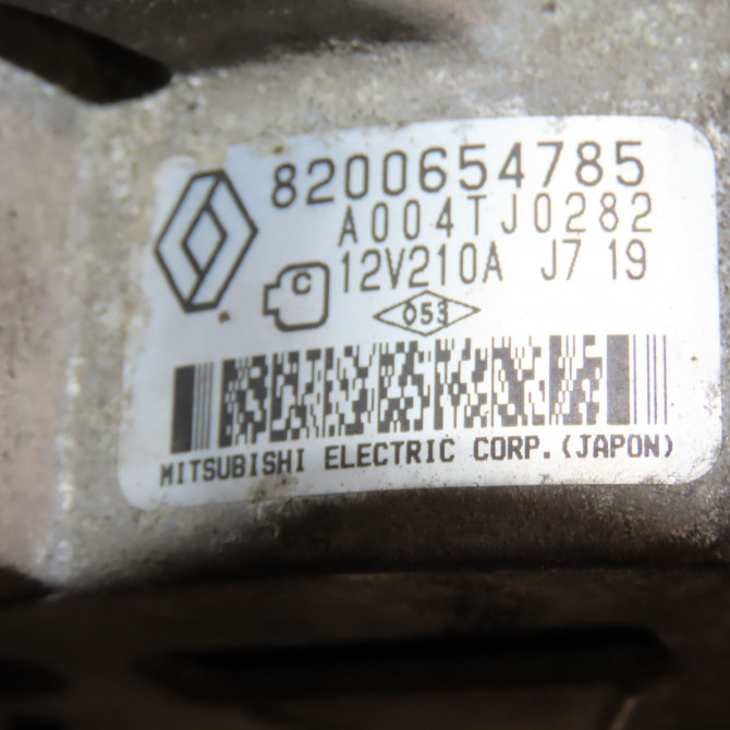 Alternateur occasion RENAULT LAGUNA III Phase 1 10-2007->10-2010 2.0 DCI 130ch 231004470R 6