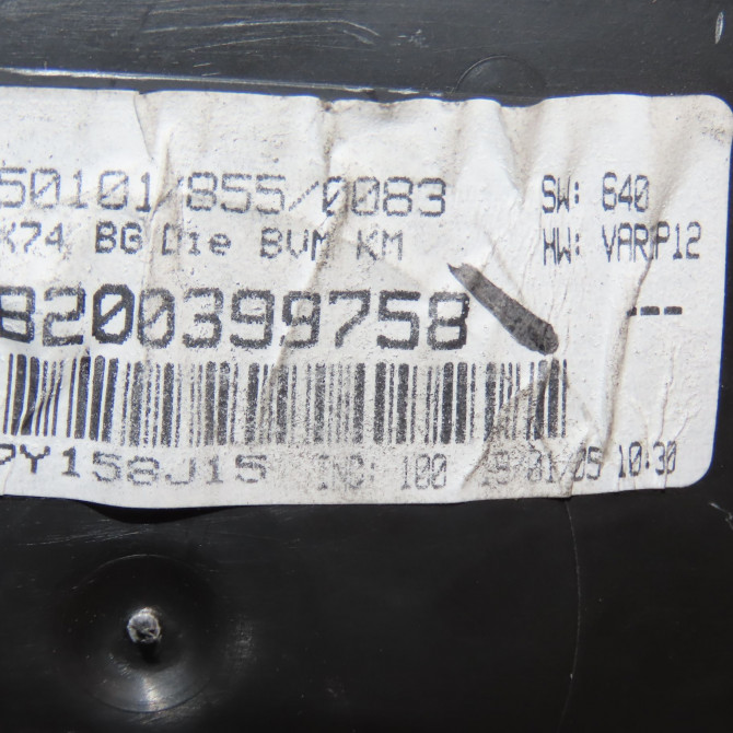 Compteur occasion RENAULT LAGUNA II Phase 1 11-2000->03-2005 1.9 DCI 110ch 7711380001 5