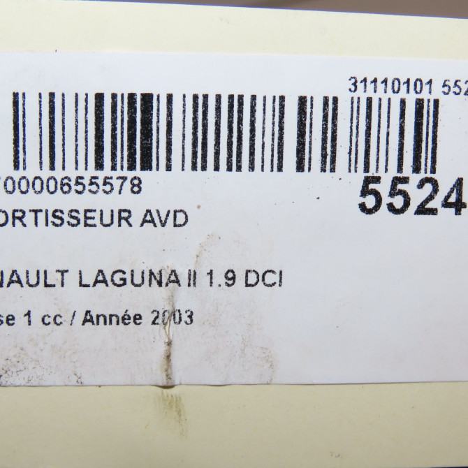 Amortisseur avant droit occasion RENAULT LAGUNA II Phase 1 11-2000->03-2005 1.9 DCI 110ch 8200657093 4