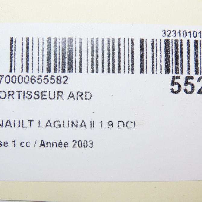 Amortisseur arrière droit occasion RENAULT LAGUNA II Phase 1 11-2000->03-2005 1.9 DCI 110ch 8200283391 4