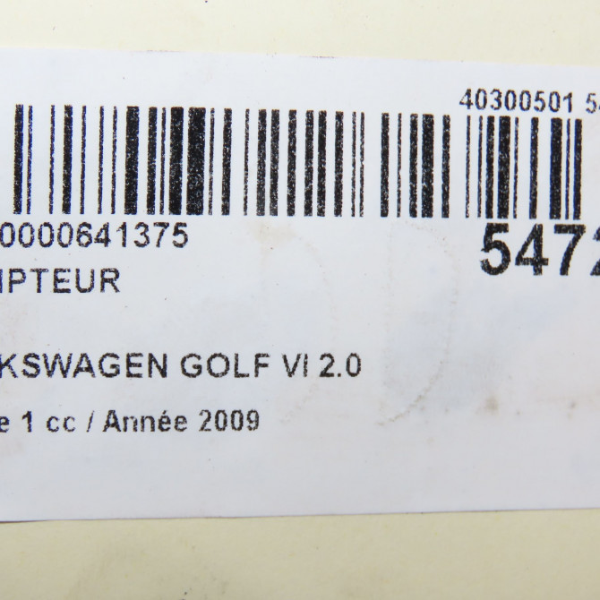 Compteur occasion VOLKSWAGEN GOLF VI Phase 1 10-2008->04-2013 2.0 TDI 110ch 5K0920870C 5