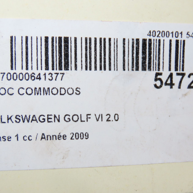 Bloc commodos occasion VOLKSWAGEN GOLF VI Phase 1 10-2008->04-2013 2.0 TDI 110ch 5K0953513M9B9 8