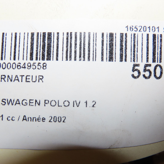 Alternateur occasion VOLKSWAGEN POLO IV Phase 1 01-2002->05-2005 1.2 65ch 3D903025JX 8