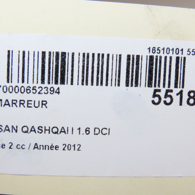 Démarreur occasion NISSAN QASHQAI I Phase 2 03-2010->04-2014 1.6 DCI 130ch 2330000Q3JEX 5
