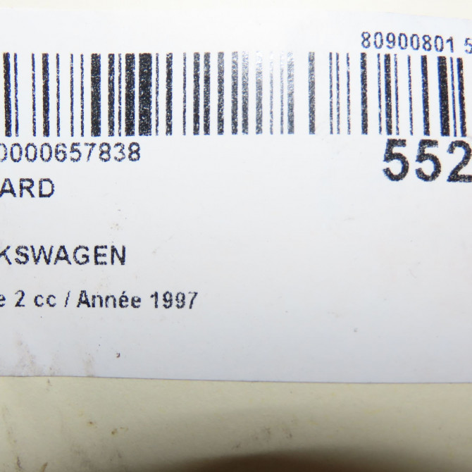 Feu arrière droit occasion VOLKSWAGEN TRANSPORTER IV Phase 2 03-1996->06-2003 2.5 TDI 102ch 6