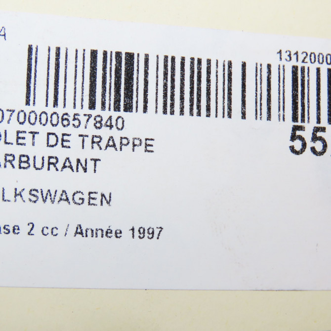 Volet de trappe carburant occasion VOLKSWAGEN TRANSPORTER IV Phase 2 03-1996->06-2003 2.5 TDI 102ch 701809905 4