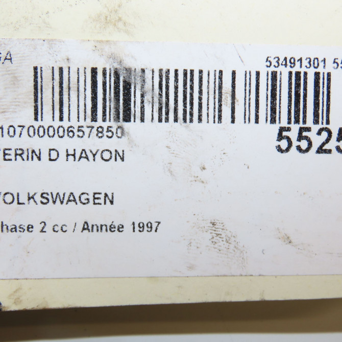 Verin droit hayon occasion VOLKSWAGEN TRANSPORTER IV Phase 2 03-1996->06-2003 2.5 TDI 102ch 701829331T 3