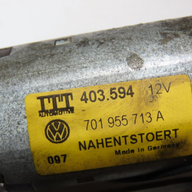 Moteur essuie-glace arrière occasion VOLKSWAGEN TRANSPORTER IV Phase 2 03-1996->06-2003 2.5 TDI 102ch 4