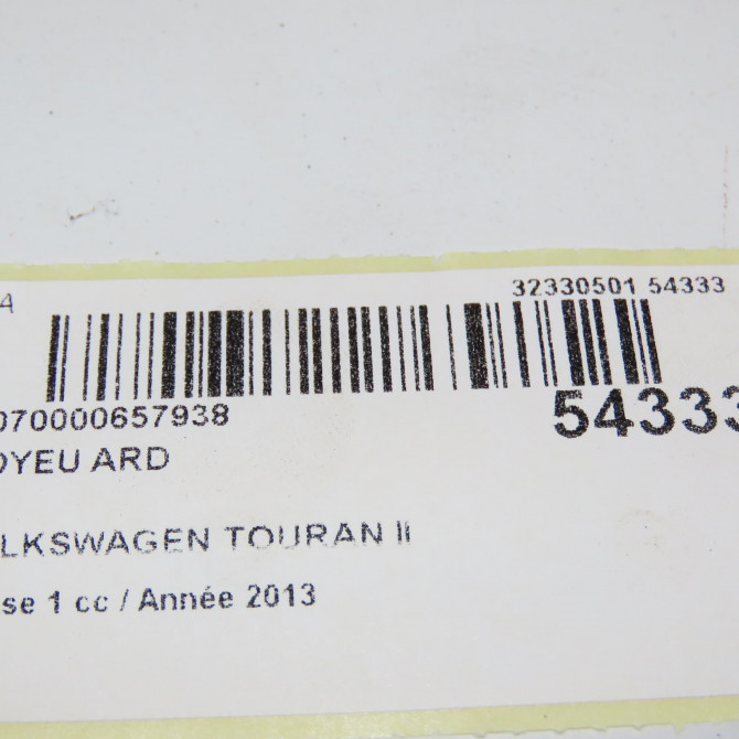 Moyeu ard occasion VOLKSWAGEN TOURAN II Phase 1 09-2010->12-2015 2.0 TDI 140ch 5WF501611A 4