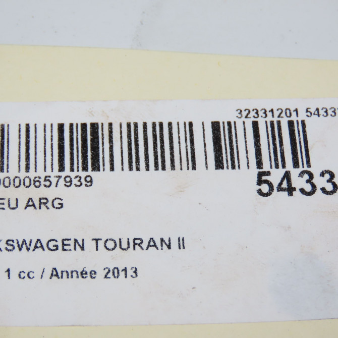 Moyeu arg occasion VOLKSWAGEN TOURAN II Phase 1 09-2010->12-2015 2.0 TDI 140ch 5WF501611A 4