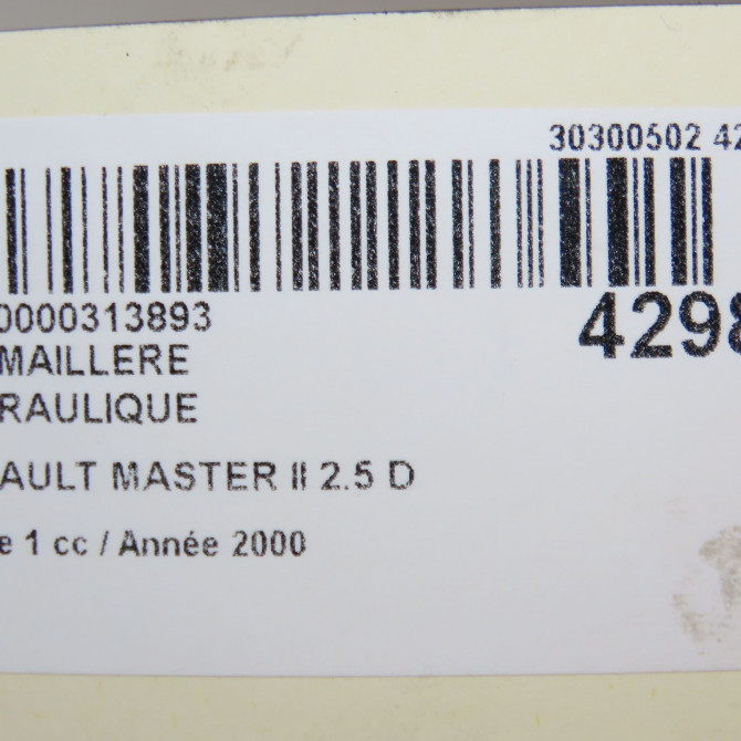 Cremaillere hydraulique occasion RENAULT MASTER II Phase 1 09-1997->11-2003 2.5 D 80ch 490011967R 6
