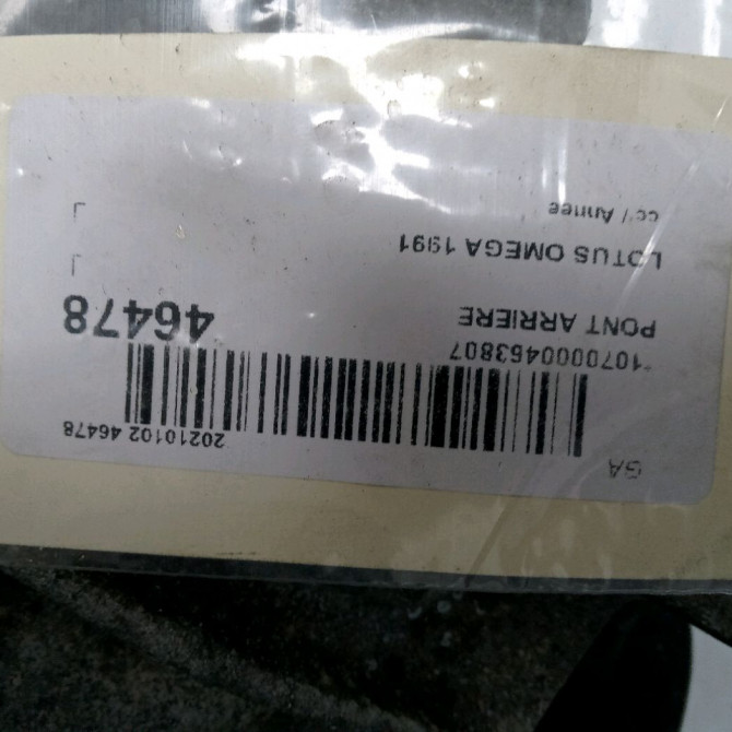 Pont arriere occasion LOTUS OMEGA 4