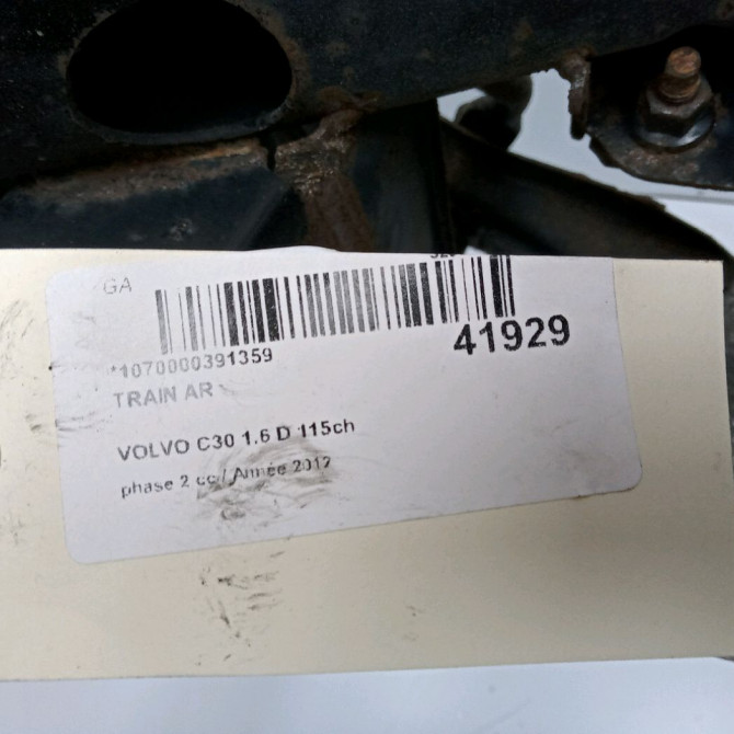 Train arrière occasion VOLVO C30 Phase 1 04-1995->04-1999 1.6 D 115ch 3