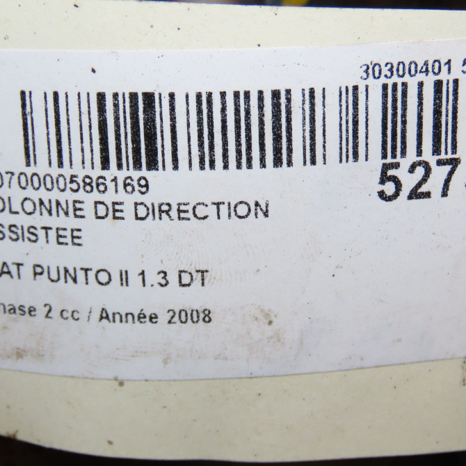 Colonne de direction assistee occasion FIAT PUNTO II Phase 2 05-2003->10-2009 1.3 DT MULTIJET 16v 70ch 71775554 6