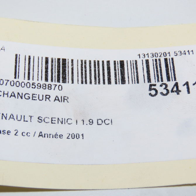 Echangeur air occasion RENAULT SCENIC I Phase 2 08-1999->06-2003 1.9 DCI 100ch 8200175069 5