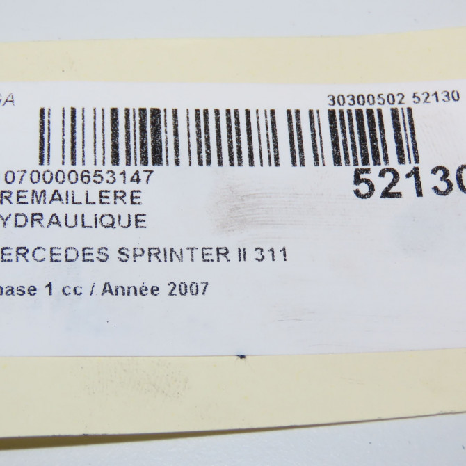 Cremaillere hydraulique occasion MERCEDES SPRINTER II Phase 1 06-2006->... 311 CDI 109ch 9064600600 6