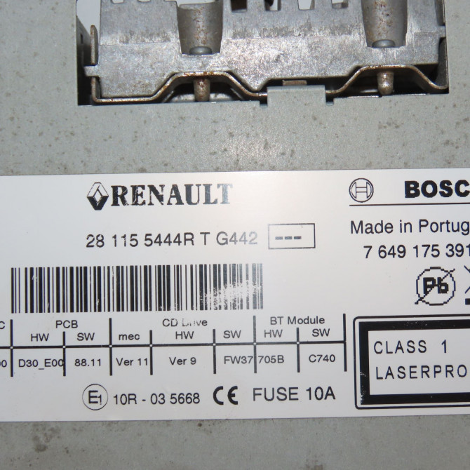 Autoradio occasion RENAULT TRAFIC II Phase 2 08-2006->... 2.0 DCI 90ch 281152957R 5