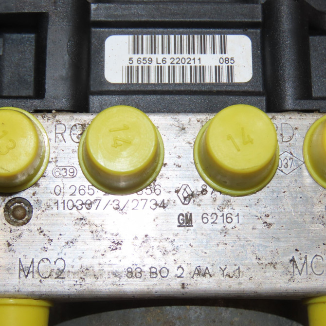 Unité hydraulique ABS occasion RENAULT TRAFIC II Phase 2 08-2006->... 2.0 DCI 90ch 8200963331 6