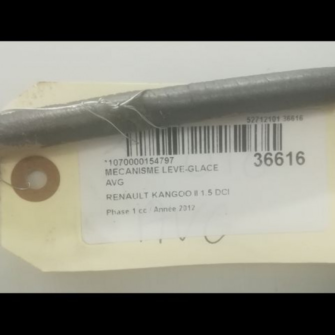 Mécanisme lève-glace avant gauche occasion RENAULT KANGOO II Phase 1 01-2008->03-2013 1.5 DCI 105ch 807213729R 3