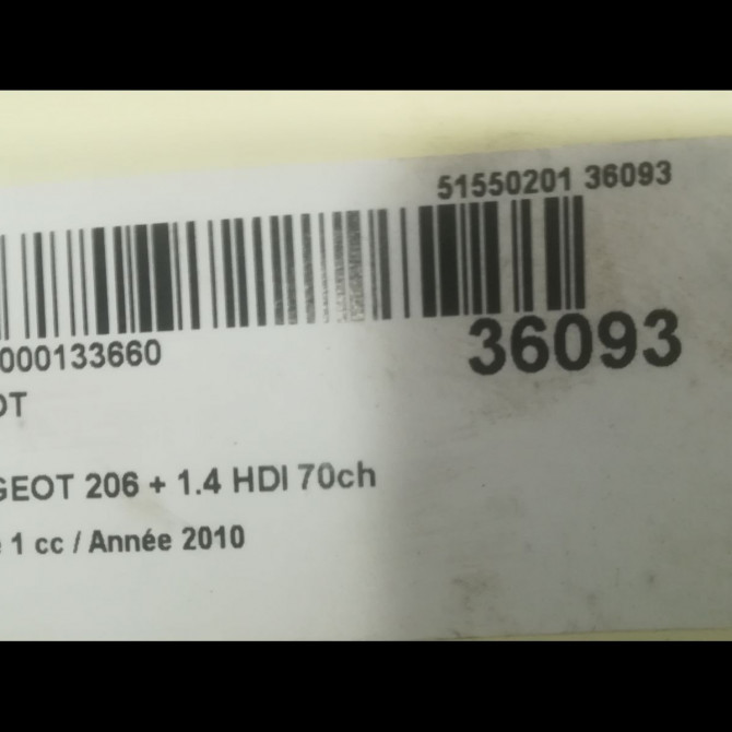 Capot occasion PEUGEOT 206 + Phase 1 03-2009->05-2013 1.4 HDI 70ch 7901R5 3