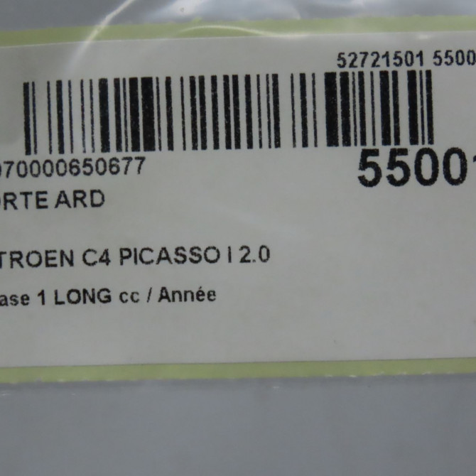 Porte arrière droite occasion  9008P6 6