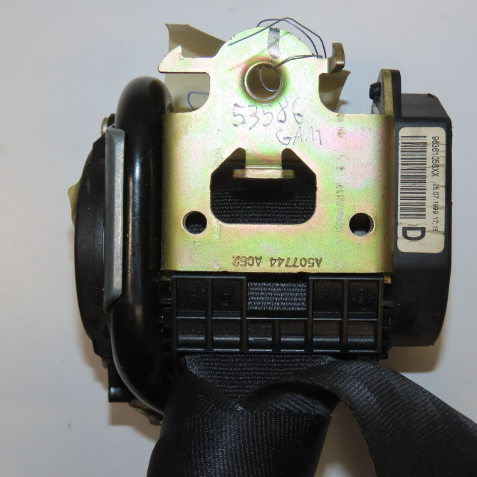 Ceinture avant droite occasion PEUGEOT 206 Phase 1 09-1998->03-2009 2.0i 16v 8973WG 3