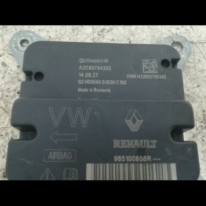 Boitier pyrotechnique occasion RENAULT TWINGO III Phase 1 06-2014->... 985101180R 2