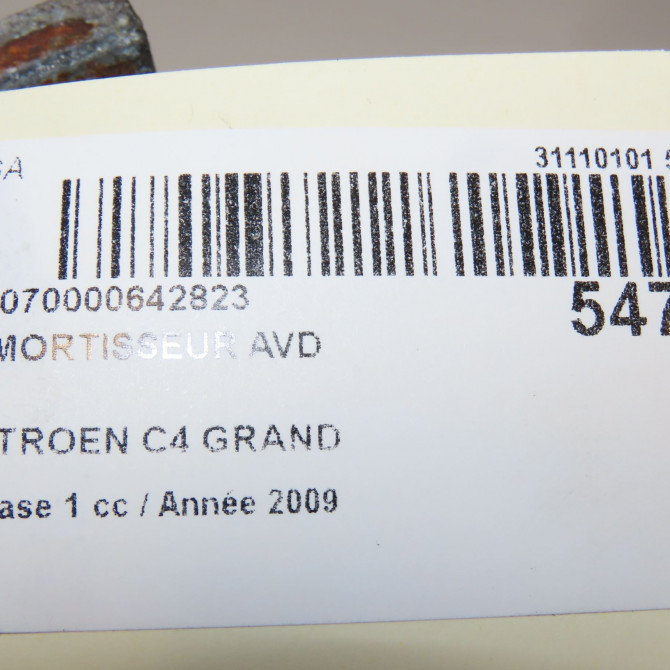 Amortisseur avant droit occasion CITROEN C4 GRAND PICASSO I Phase 1 10-2006->09-2013 2.0 HDI 138 ch 5202ZW 4