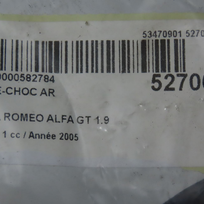 Pare-choc arrière occasion ALFA ROMEO ALFA GT Phase 1 03-2004->12-2010 1.9 JTDm 150ch 71777510 7