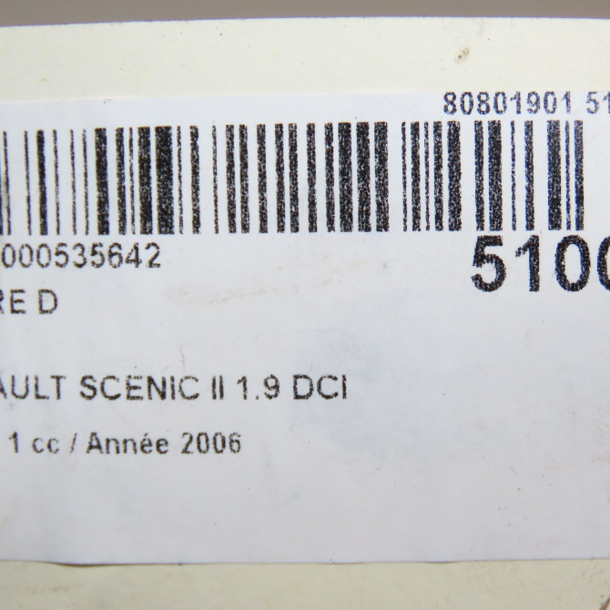 Phare droit occasion RENAULT SCENIC II Phase 1 03-2004->09-2006 1.9 DCI 125ch 260102336R 5