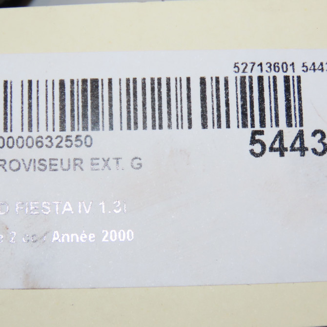 Retroviseur exterieur gauche occasion FORD FIESTA IV Phase 2 09-1999->09-2002 1.3i 1100116 5