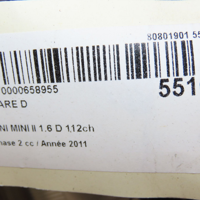 Phare droit occasion MINI MINI II phase 2 08-2010->... 1.6 D 112ch 63122751872 5