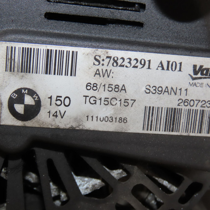 Alternateur occasion MINI MINI II phase 2 08-2010->... 1.6 D 112ch 12317823291 6