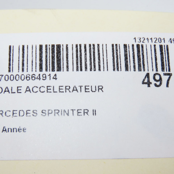 Pedale accelerateur occasion MERCEDES SPRINTER II 8