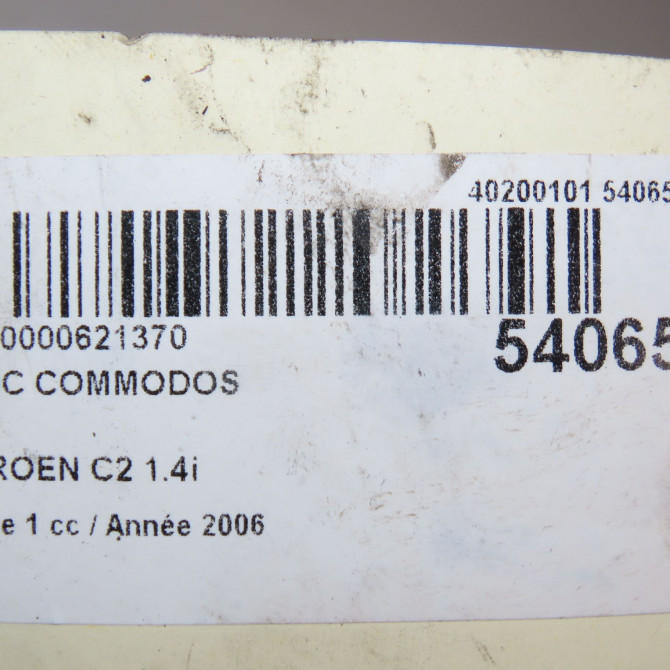 Bloc commodos occasion CITROEN C2 Phase 1 09-2003->10-2008 1.4i 6239ZX 8