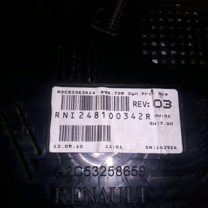 Ventilateur de chauffage occasion RENAULT MEGANE III Phase 1 11-2008->01-2012 1.5 DCI 110ch 272104937R 3